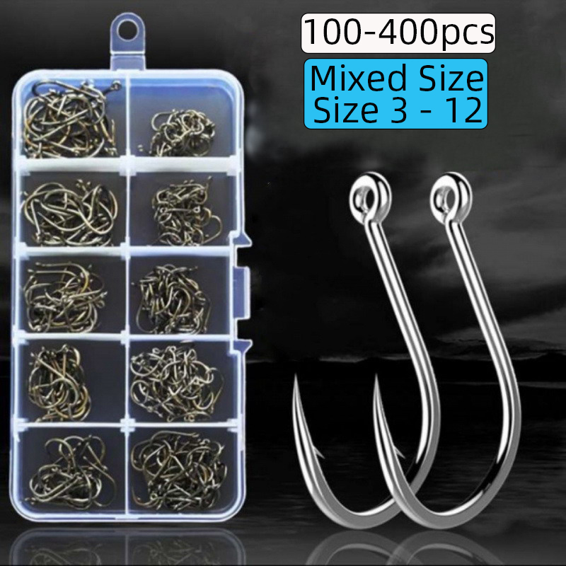Fishing Hook Circle - 100-400 szt./pudełko 3 # -12 #