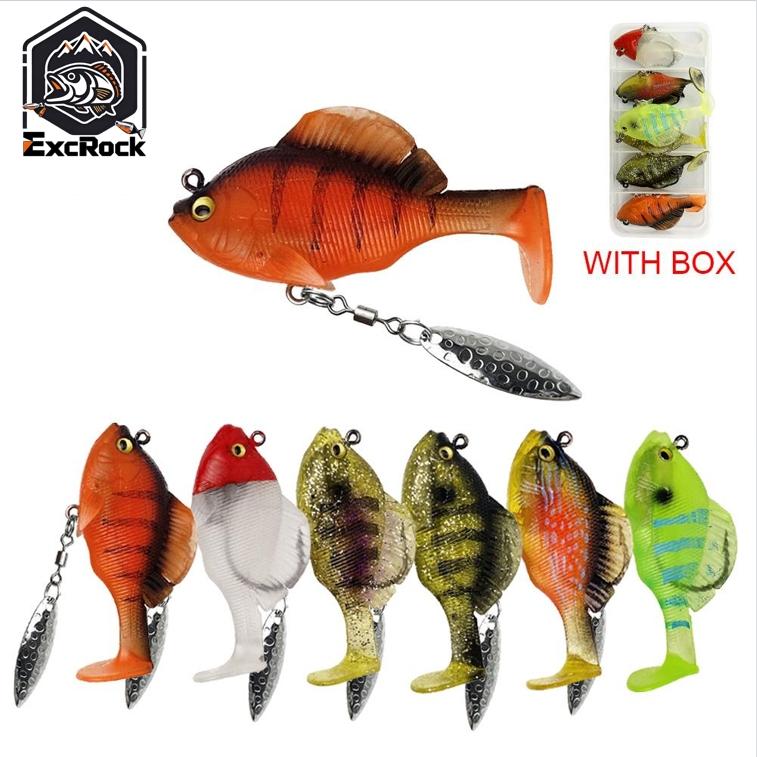 Fishing Hook Weedless - 6 sztuk miękkich przynęt wędkarskich z