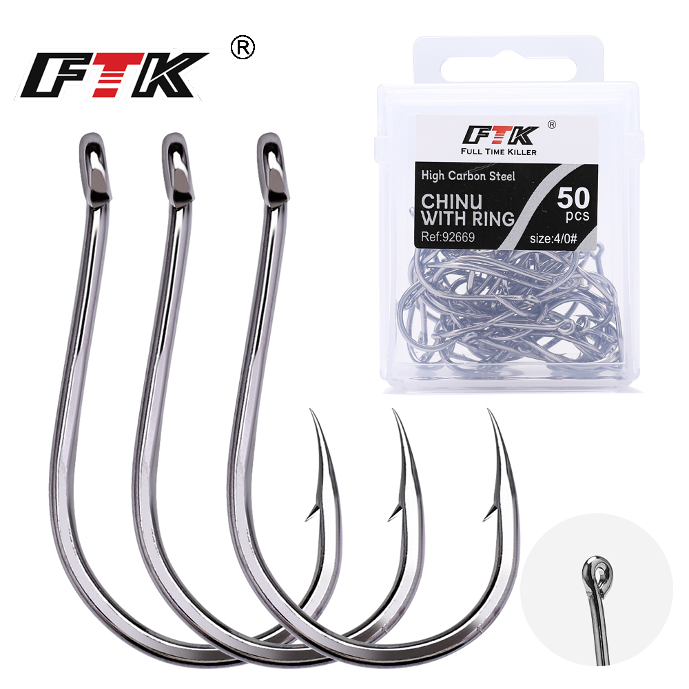Fishing Hook Assortment - FTK 50-100 sztuk/pudło haczyk wędkarski akcesoria