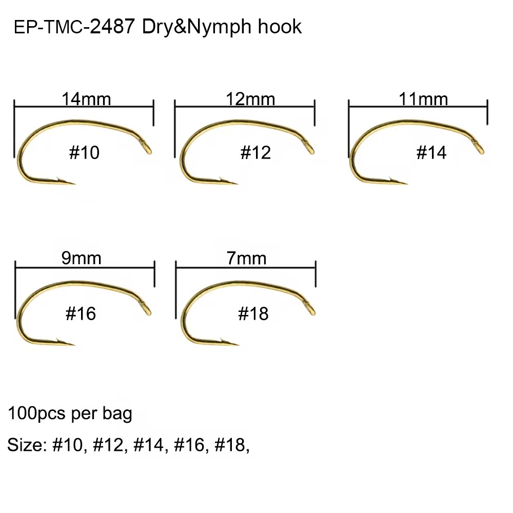 Eupheng 100 szt. EP-TMC2487 Ha – Fishing Hook Barbless recenzja i cena