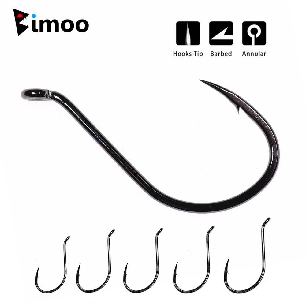 Bimoo 20szt Offset Octopus Bea – Fishing Hook Barbless recenzja i cena