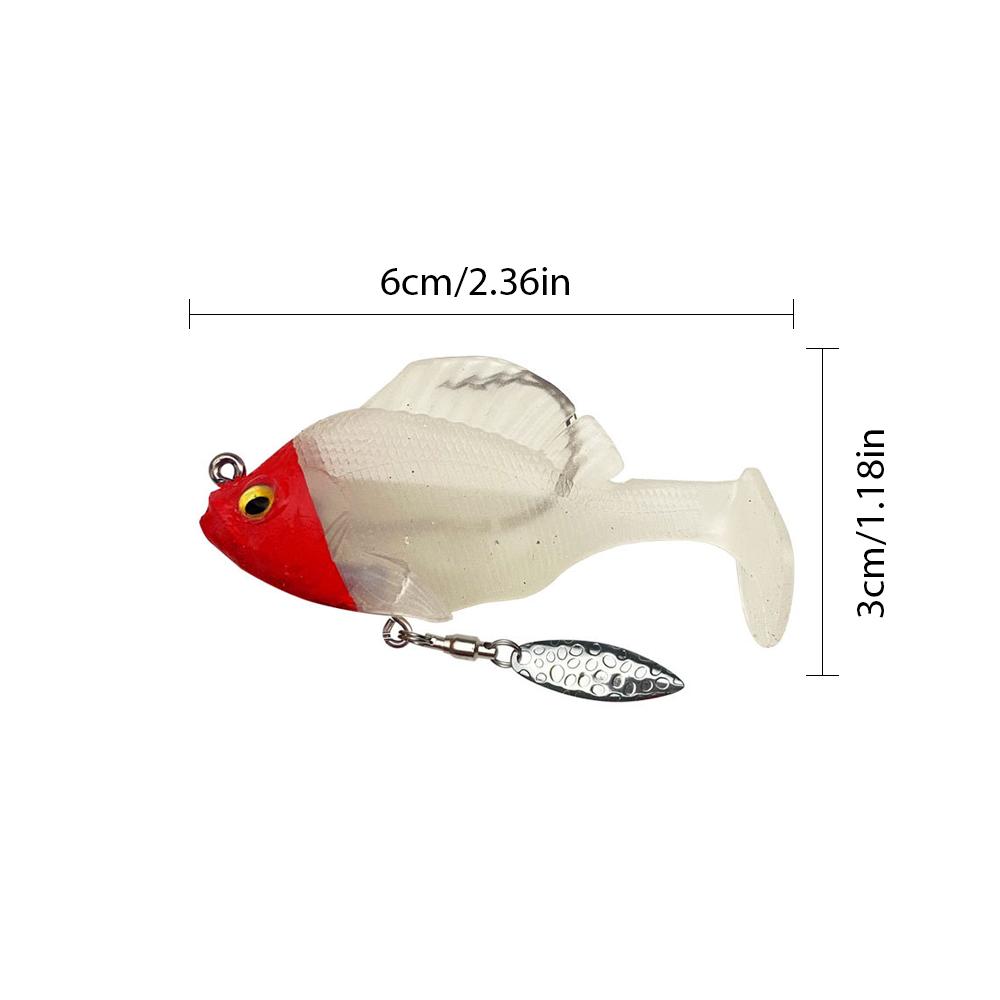 6 sztuk miękkich przynęt wędka – Fishing Hook Weedless recenzja i cena
