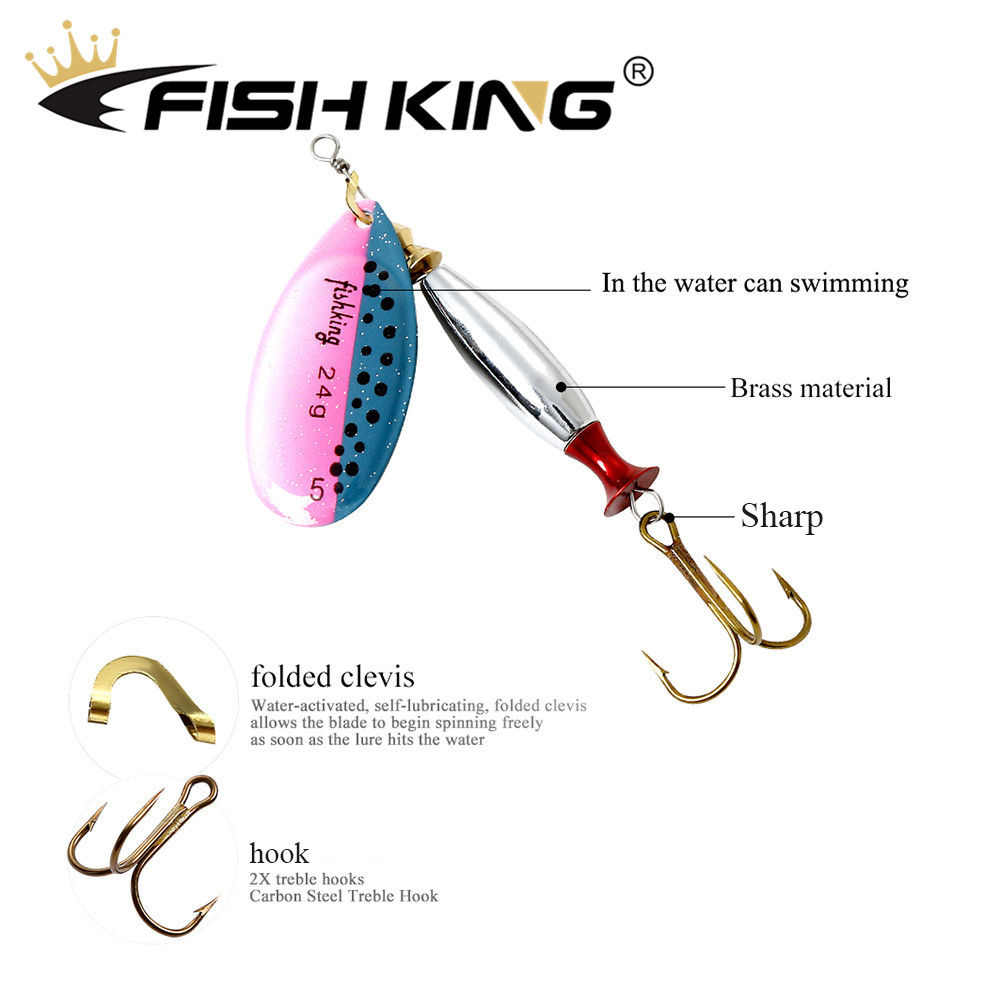 FISH KING Super metalowa przyn – Fishing Hook Treble recenzja i cena