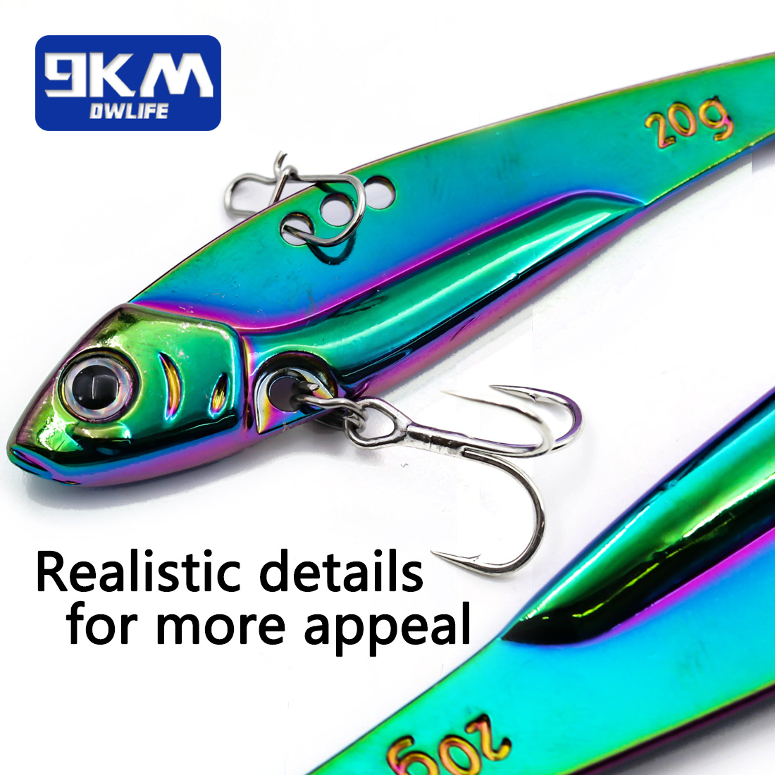 9KM 1 SZT. Metalowe Przynęty W – Fishing Hook Treble recenzja i cena
