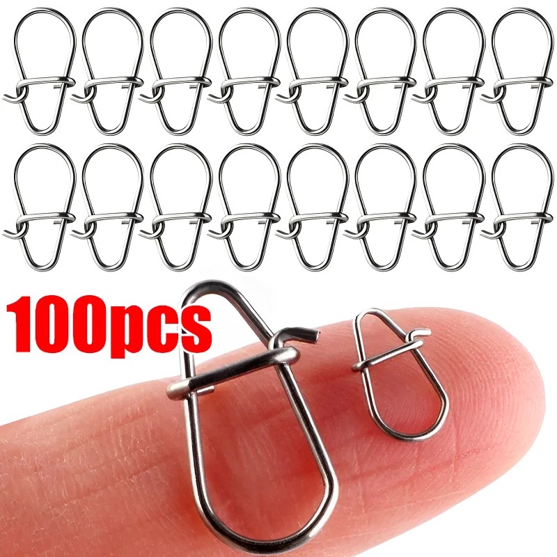 100 SZT. Stalowe Agrafki Wędka – Fishing Hook Stainless Steel recenzja i cena